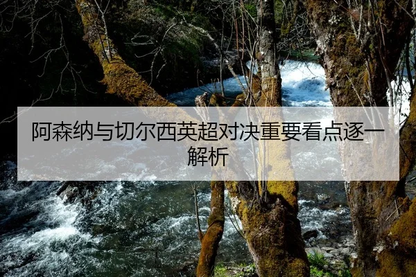 阿森纳与切尔西英超对决重要看点逐一解析